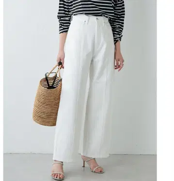 드로잉 넘버스 drawing numbers 센터 절개 와이드 데님