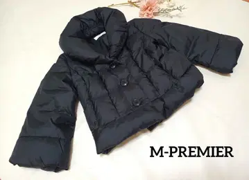 새상품급 엠프리미어 블랙 숏 다운 자켓 36
