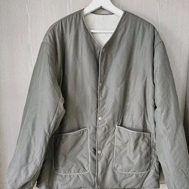 Reversible fleece quilting padding, new item, unisex