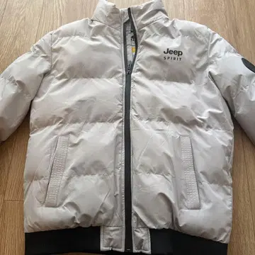 Jeep Spirit 화이트 다운 자켓