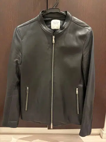 유나이티드 도쿄 블랙 가죽 싱글 라이더 자켓