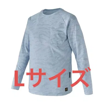 가마가츠 래글런 슬리브 T셔츠 GM3730 긴팔 라이트 그레이 S 사이즈