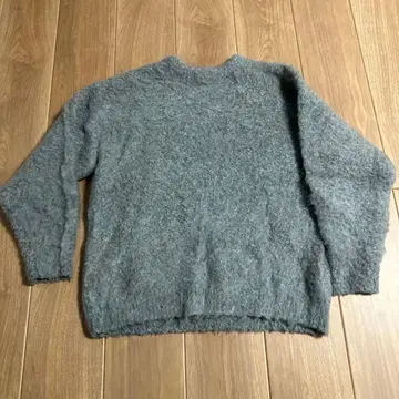 BEAMS HEAT 그레이 니트 스웨터 L 사이즈