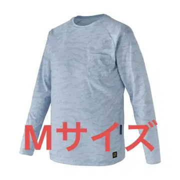 가마가츠 래글런 슬리브 T셔츠 GM3730 긴팔 라이트 그레이 M 사이즈