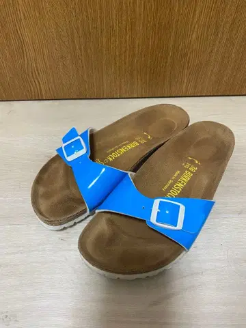 빌켄스탁 BIRKENSTOK 여성용 터콰이즈 블루 샌들