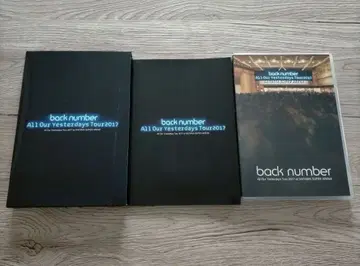 2장 세트 초회 한정판 라이브 DVD back number All Our