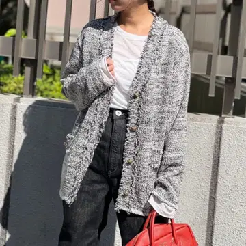 수아데오 / 믹스 트위드 자켓