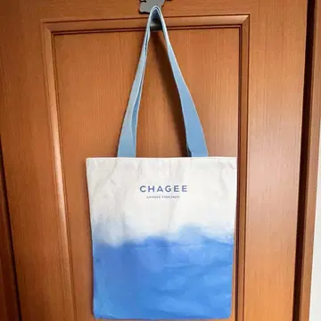 CHAGEE 패왕차희 파랑과 화이트 그라데이션 토트백