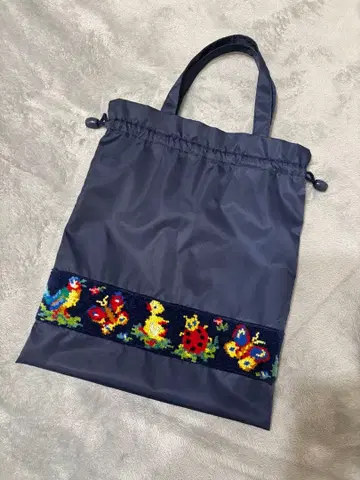 학교 페이  백 슈즈 백 슈즈 케이스 실내화 주머니