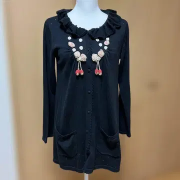 핑크하우스 롱 가디건