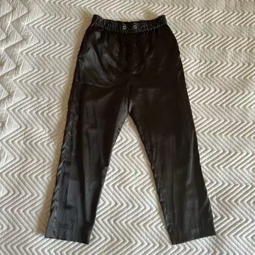 JOSEPH 블랙 새틴 팬츠 사이즈 38