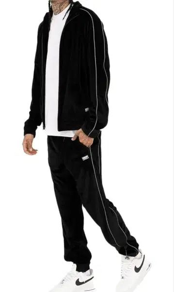 PRO CLUB 벨로아 저리 셋업 L eyden 착용