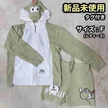 [ 새상품 ] 젤라피케 마리오 요시 후드티 하프 팬츠 셋업