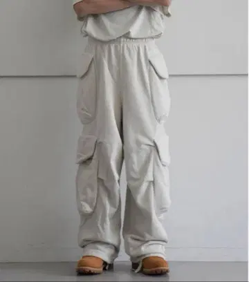 entirestudios 카고 스웨트 팬츠