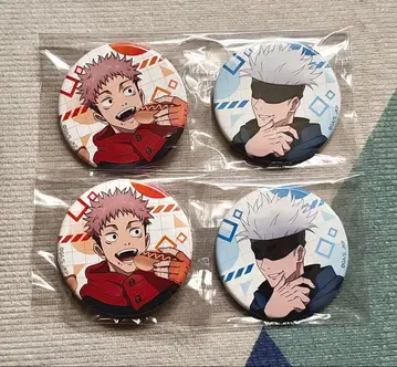 이타도리 고죠 훼미리마트 한정판 캔뱃지 주술회전 훼미리마트 시부야 사변