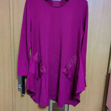 natural mist 핑크 튜닉 긴팔