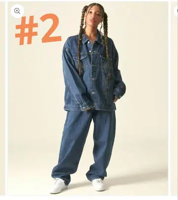 XXL JACKET/데님 자켓 [ FAM-42307 ]