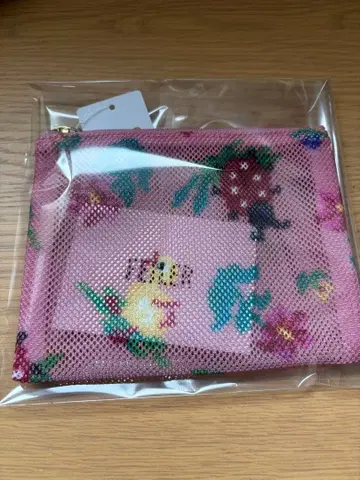 페이러 하이디 메쉬 파우치 미니 핑크