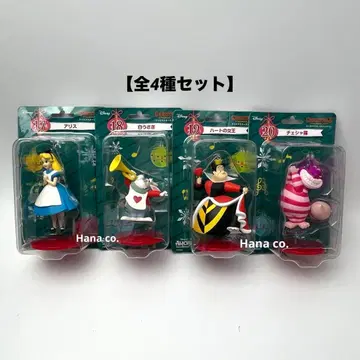 디즈니 크리스마스 오너먼트 4개 이상한 나라의 앨리스