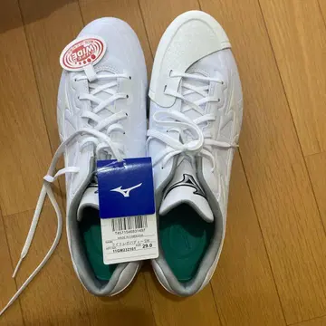 미즈노 야구용 스파이크 화이트 새상품 29cm