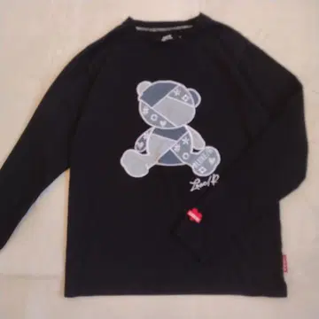 LUXE/R 곰 패치워크 긴팔 T셔츠 M