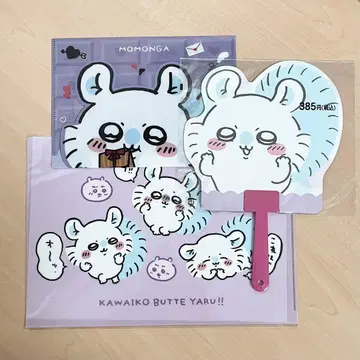 모몽가 굿즈 클리어 파일 부채