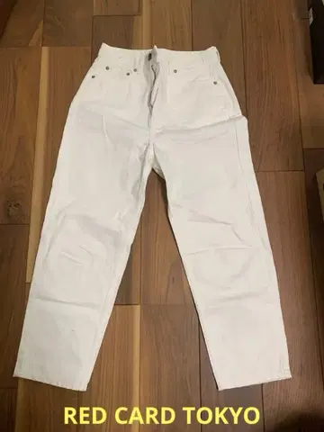 RED CARD TOKYO 화이트 데님 새상품