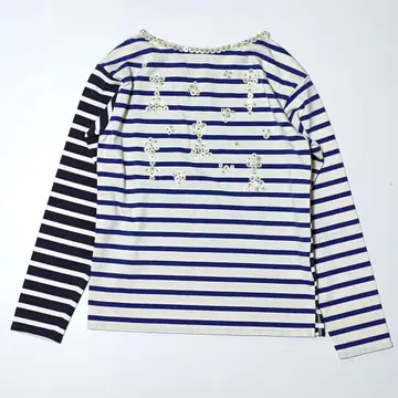 카렌테이지 CURRENTAGE 보더 티셔츠 T셔츠 Size 1