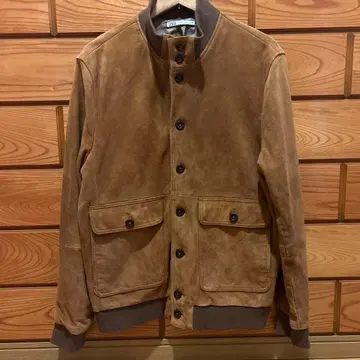 ZARA 스웨이드 브라운 자켓 사이즈 USA L