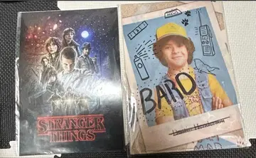 기묘한 이야기 미니 포스터 세트 클리어 파일 세트 새상품 포스터