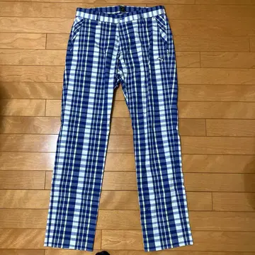 PUMA 체크 무늬 팬츠 허리 82cm