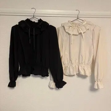 아오키 미사코 프릴 블라우스