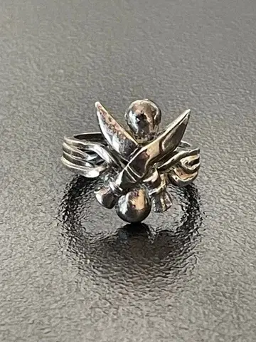 실버 아트 반지