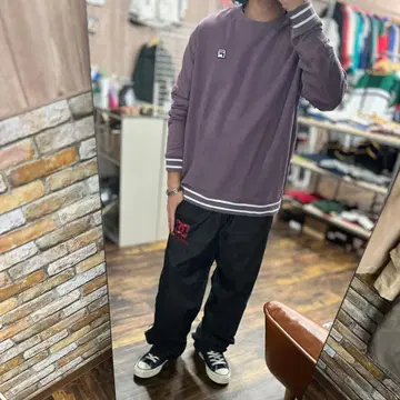 FILA 퍼플 긴팔 트레이닝복 XXL 구제 의류 스포츠 믹스 아메카지