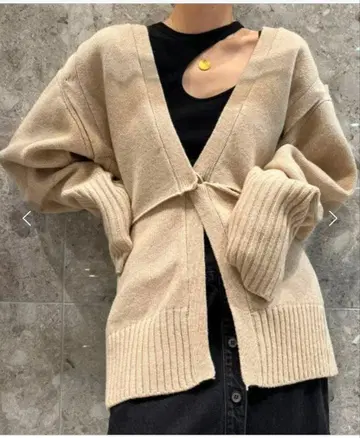 LE CIEL BLUE 디태처블 니트 탑