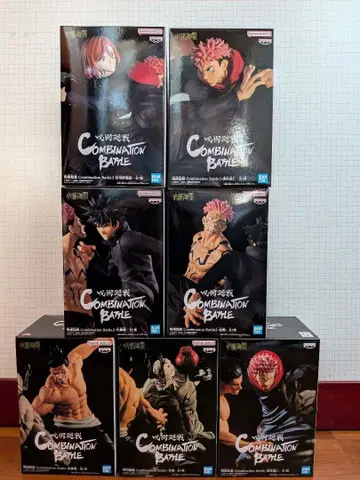주술회전 COMBINATION BATTLE 피규어 7체 세트