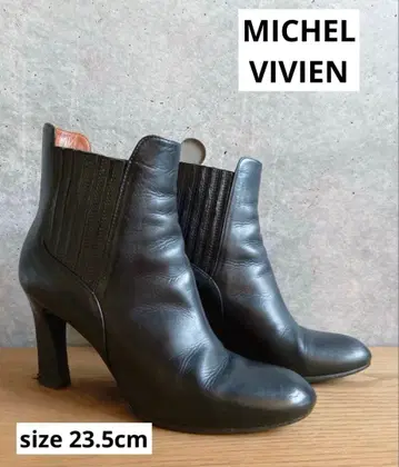 MICHEL VIVIEN(미셸 비비안) 가죽 숏부츠