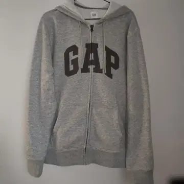 [인기] 빅 로고 GAP 그레이 풀 집업 후드티 M 00s