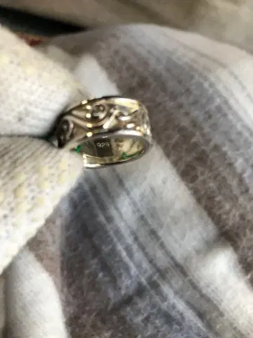 실버 925 장식적인 반지