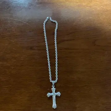 아발란체 목걸이 로프 체인 크로스