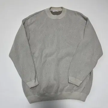 URBAN RESEARCH DOORS 메쉬 스웨터 그레이