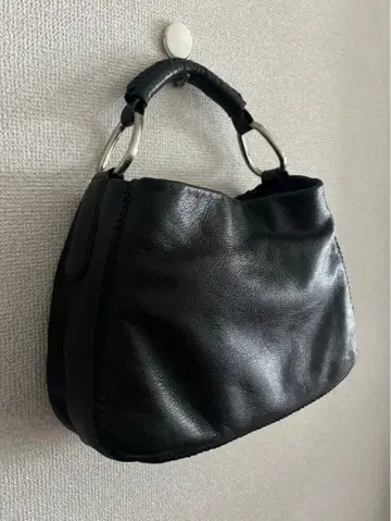 새상품급! SAZABY 사자비 가죽 핸드백