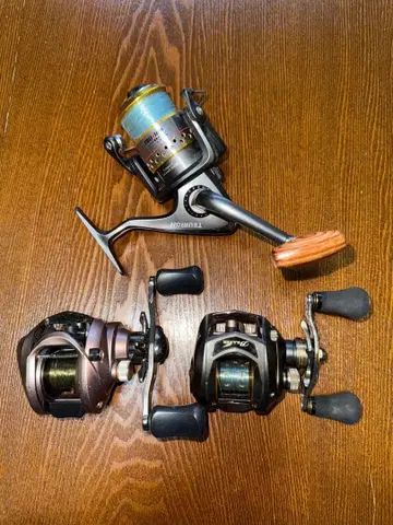 낚시 도구 스피닝 릴 베이트 릴 3개 세트