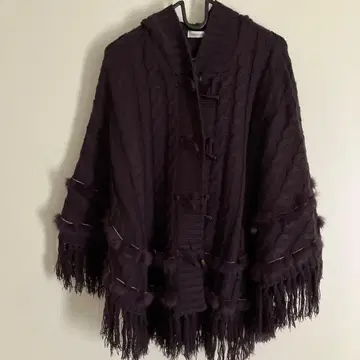 판초 odds:on complex 프린지 부착 케이프 코트