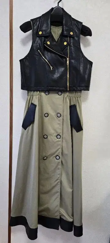 RISLAY 베스트 포함 원피스