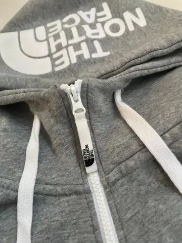THE NORTH FACE 그레이 풀 집업 후드티
