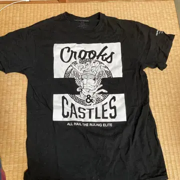 Crooks & Castles 블랙 T셔츠