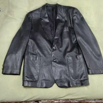 L 사이즈 블랙 가죽 자켓