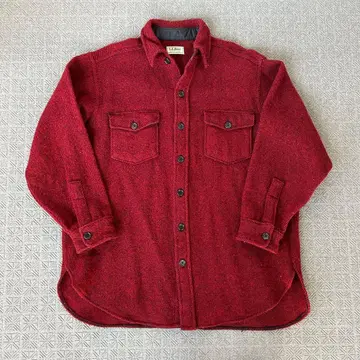 80s L.L.Bean 'Northwoods' 울 셔츠