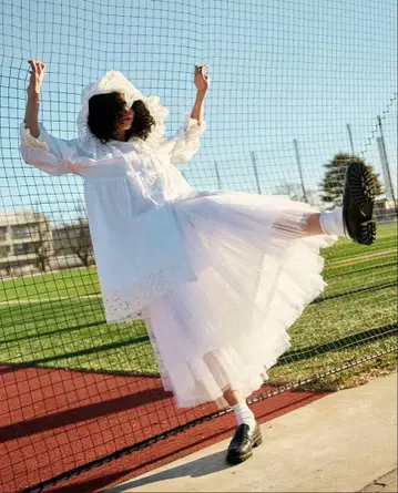 POPPY 레이스 후디 튜닉 블라우스